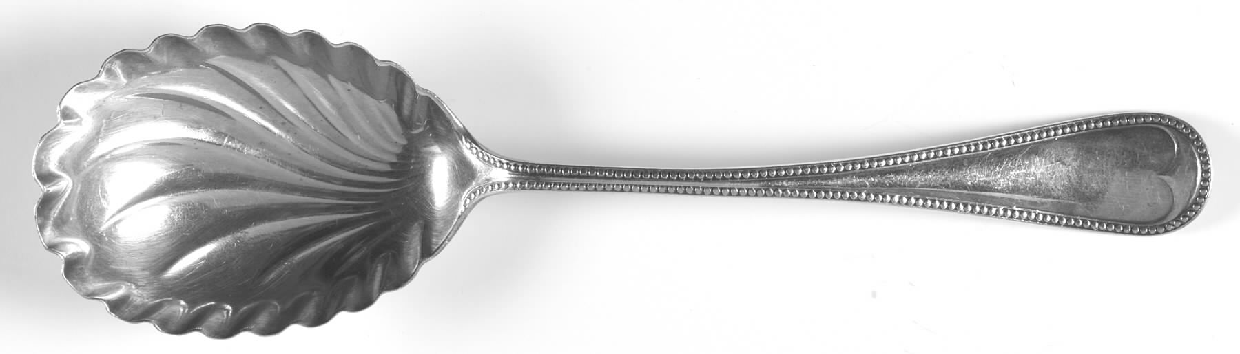 Bead (Sterling, 1893) Small Solid Berry/Casserole Spoon by Durgin-1