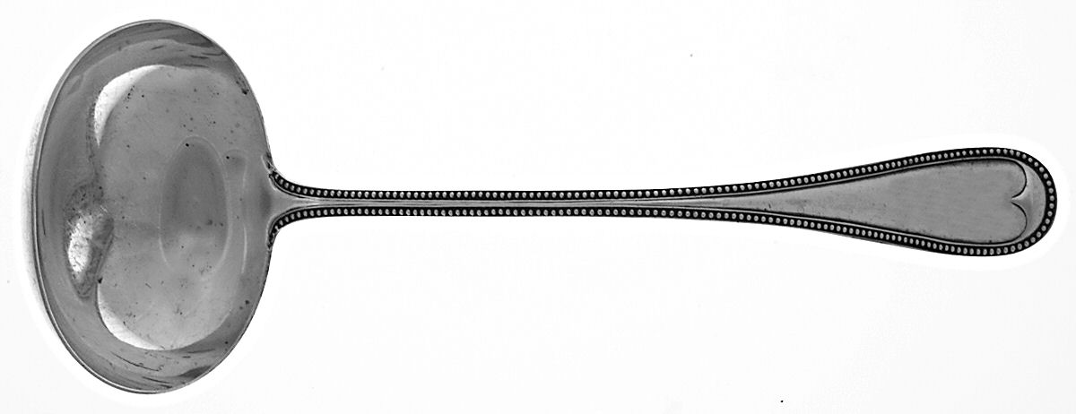 Bead (Sterling, 1893) Oyster Ladle Solid Piece by Durgin-1