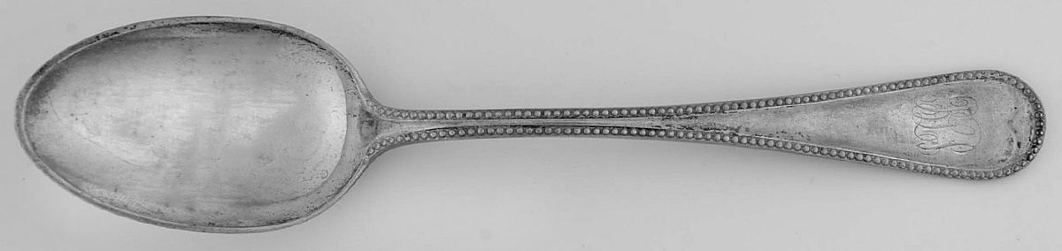 Bead (Sterling, 1893) Dessert/Oval Soup Spoon by Durgin-1