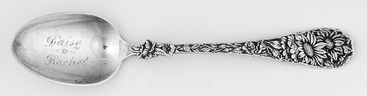 Bouquet (Sterling, 1875) Dessert/Oval Soup Spoon by Durgin-1
