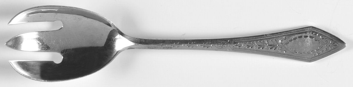 Chatham No. 3 (Sterling, Engraved, 1915) Ice Cream Fork by Durgin-1