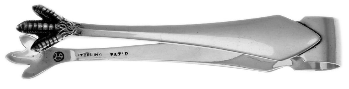 Chatham (Sterling, 1915) Small Sugar Tongs by Durgin-1