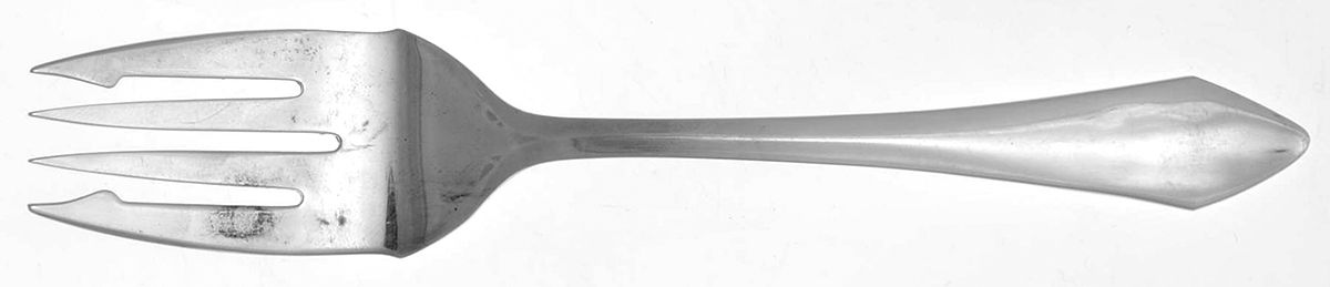 Chatham (Sterling, 1915) Small Individual Solid Fish/Salad Fork by Durgin-1