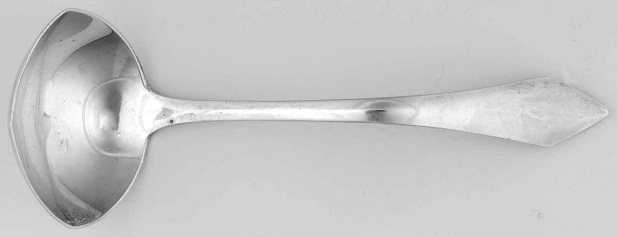 Chatham (Sterling, 1915) Solid Piece Cream Ladle by Durgin-1