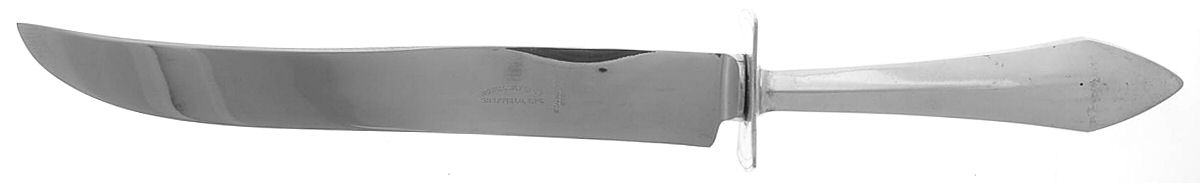 Chatham (Sterling, 1915) Large Stainless Blade Roast Carving Knife by Durgin-1