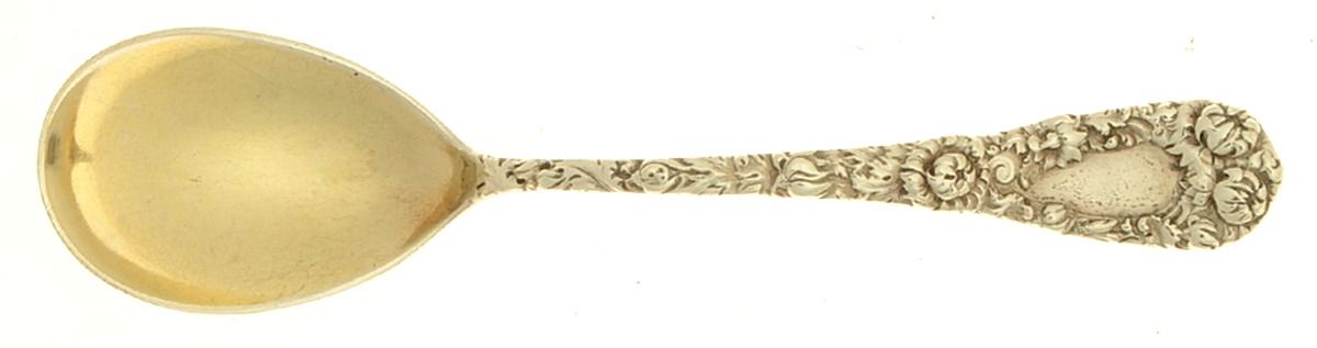 Chrysanthemum (Sterling, 1893) Egg Spoon by Durgin-1