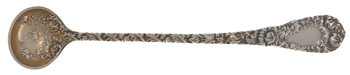 Chrysanthemum (Sterling, 1893) Mustard Spoon by Durgin-1