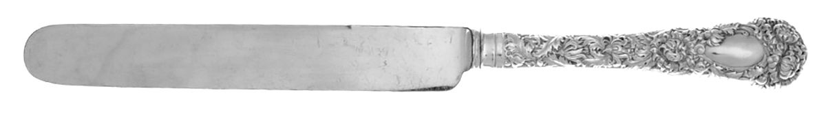 Chrysanthemum (Sterling, 1893) Old French Hollow Knife with Bolster by Durgin-1