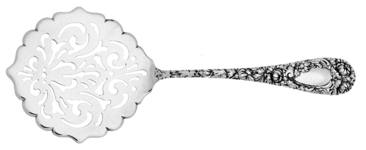 Chrysanthemum (Sterling, 1893) Large Cucumber Server by Durgin-1