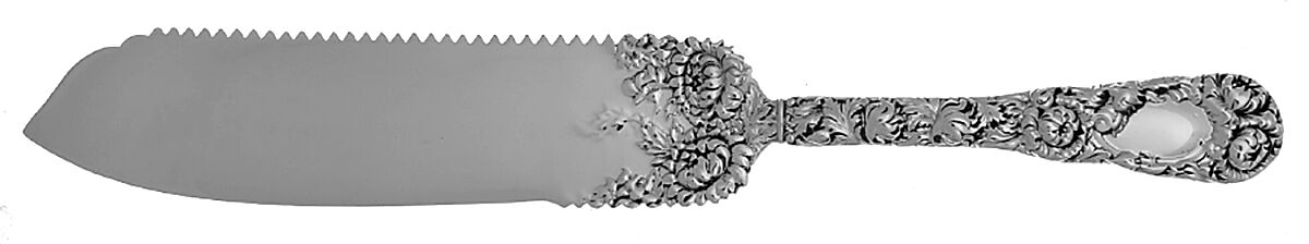 Chrysanthemum (Sterling, 1893) Cake Saw Solid Piece by Durgin-1