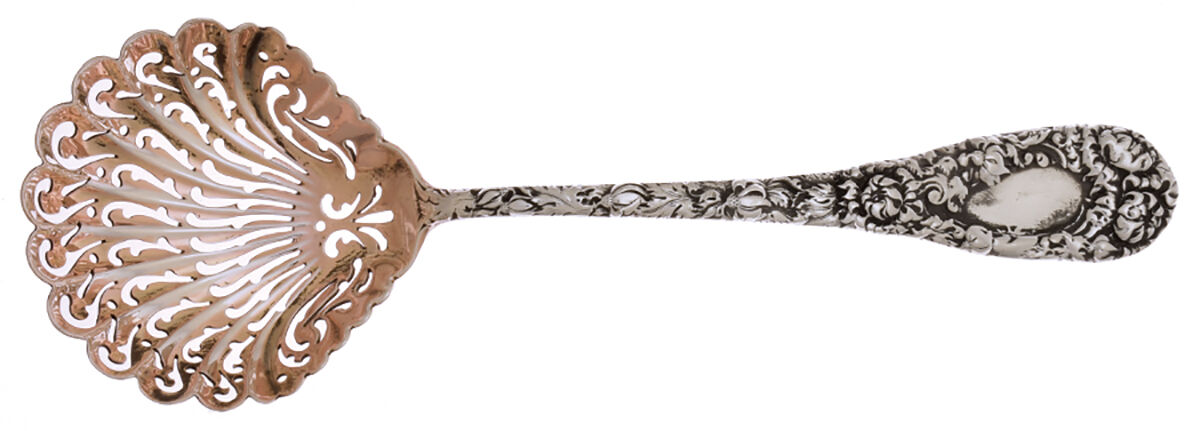 Chrysanthemum (Sterling, 1893) Large Sugar Sifter by Durgin-1