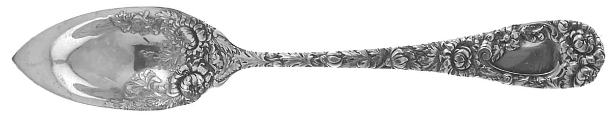 Chrysanthemum (Sterling, 1893) Fruit/Orange Spoon by Durgin-1