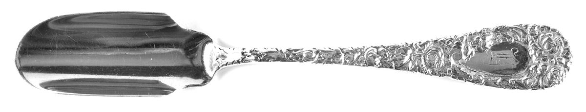 Chrysanthemum (Sterling, 1893) Solid Cheese Scoop by Durgin-1