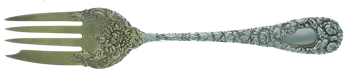 Chrysanthemum (Sterling, 1893) Individual Salad Fork by Durgin-1