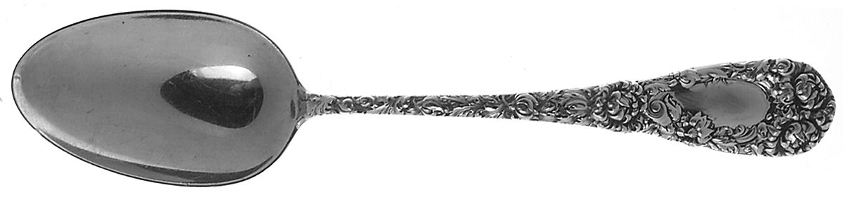 Chrysanthemum (Sterling, 1893) Tablespoon (Serving Spoon) by Durgin-1