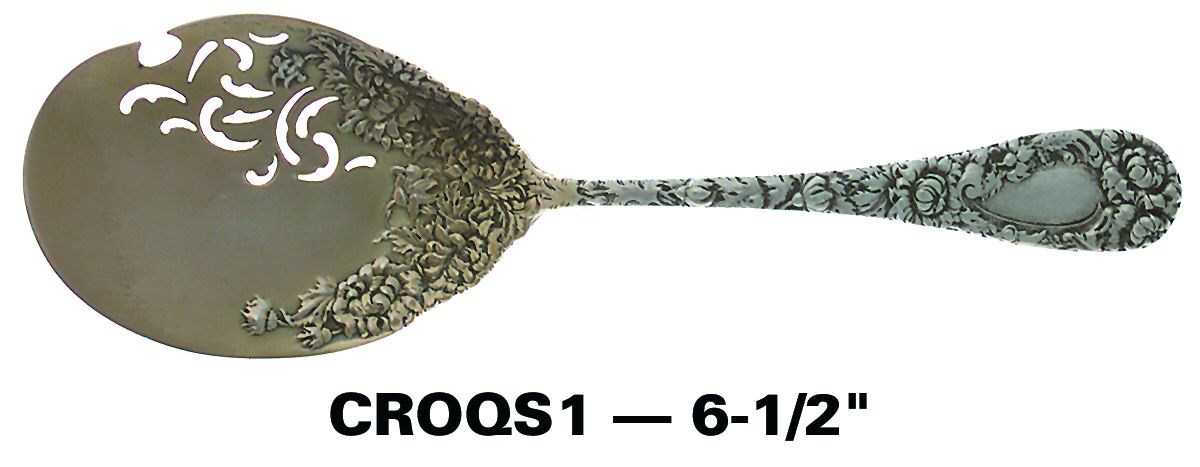 Chrysanthemum (Sterling, 1893) Small Pierced Solid Croquette Server by Durgin-1