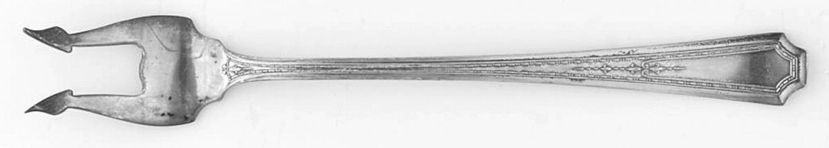 Colfax (Sterling, 1922) Short Handle Pickle/Olive Fork by Durgin-1