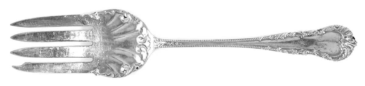 Cromwell (Sterling, 1893) Solid Salad Serving Fork by Durgin-1
