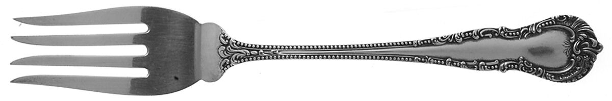 Cromwell (Sterling, 1893) Large Individual Solid Fish/Salad Fork by Durgin-1