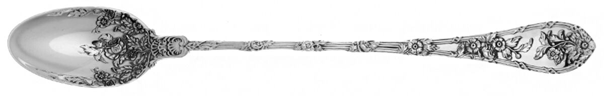 Dauphin (Sterling, 1897, No Monograms) Iced Tea Spoon by Durgin-1