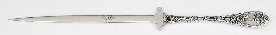 Dauphin (Sterling, 1897, No Monograms) Letter Opener Solid Piece by Durgin-1
