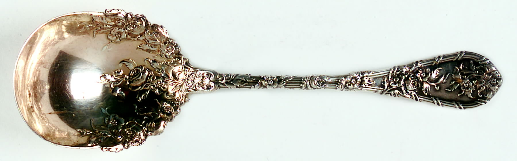 Dauphin (Sterling, 1897, No Monograms) Large Jelly Spoon by Durgin-1