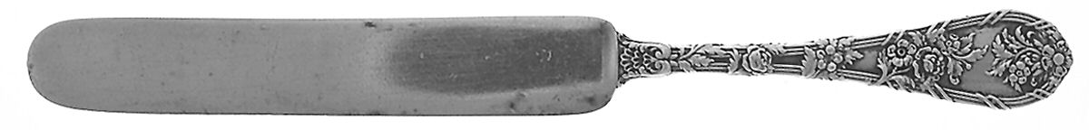 Dauphin (Sterling, 1897, No Monograms) Solid Dessert/Tea Knife by Durgin-1