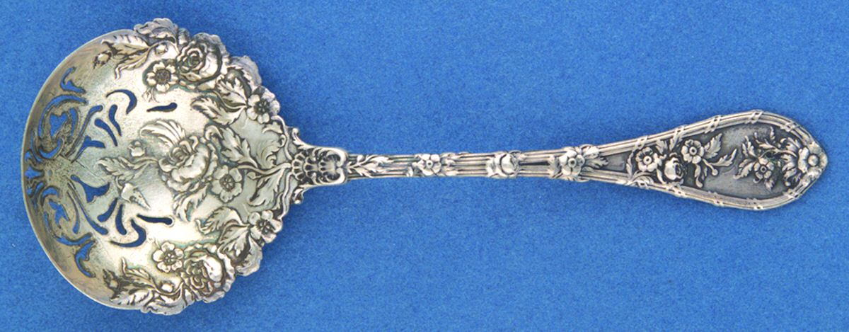 Dauphin (Sterling, 1897, No Monograms) Large Sugar Sifter by Durgin-1