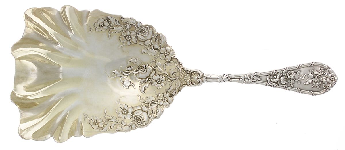 Dauphin (Sterling, 1897, No Monograms) Cracker Spoon by Durgin-1