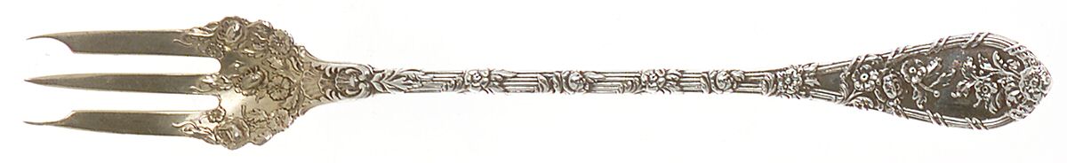 Dauphin (Sterling, 1897, No Monograms) Oyster Fork by Durgin-1