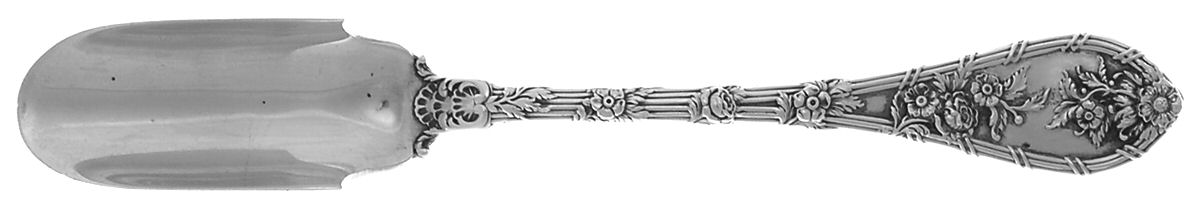 Dauphin (Sterling, 1897, No Monograms) Solid Cheese Scoop by Durgin-1