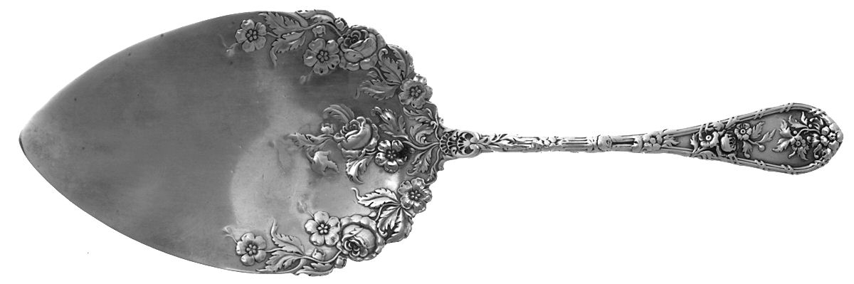 Dauphin (Sterling, 1897, No Monograms) Large Solid Pie Knife by Durgin-1