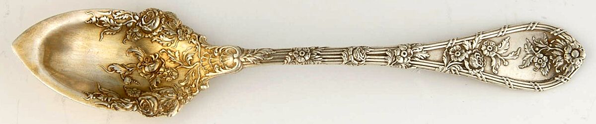 Dauphin (Sterling, 1897, No Monograms) Fruit/Orange Spoon by Durgin-1