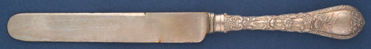 Dauphin (Sterling, 1897, No Monograms) Old French Hollow Knife with Bolster by Durgin-1