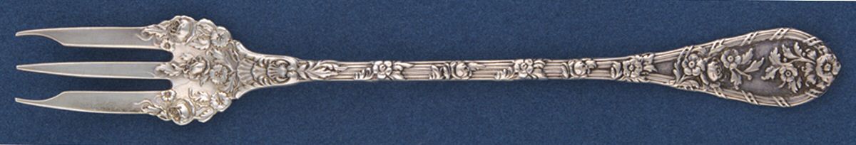 Dauphin (Sterling, 1897, No Monograms) Oyster Fork by Durgin-1