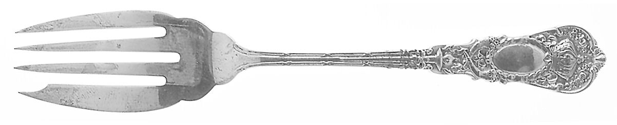 Empire (Sterling, 1895) Individual Salad Fork by Durgin-1