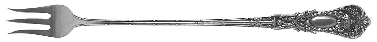 Empire (Sterling, 1895) Long Handle Pickle/Olive Fork by Durgin-1