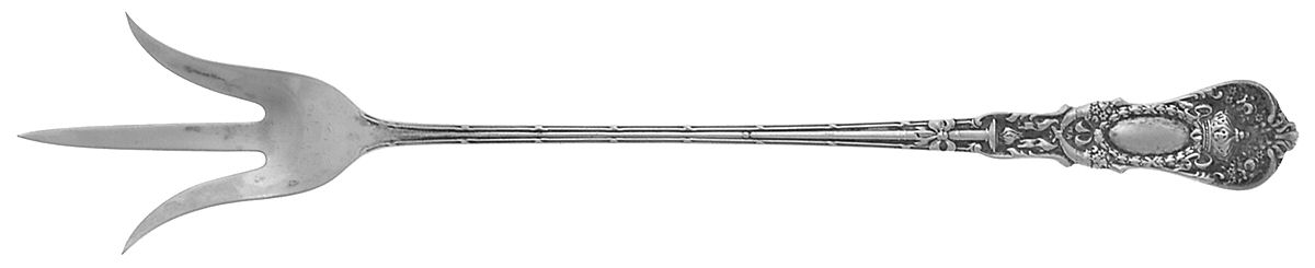 Empire (Sterling, 1895) Small Lettuce Serving Fork by Durgin-1