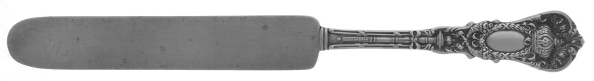 Empire (Sterling, 1895) Solid Dessert/Tea Knife by Durgin-1