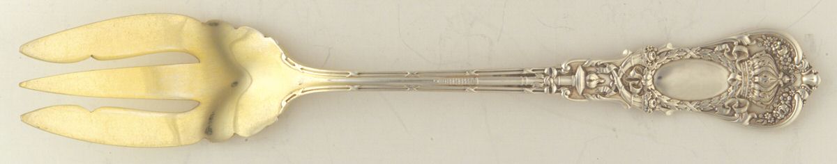 Empire (Sterling, 1895) Pastry Fork by Durgin-1