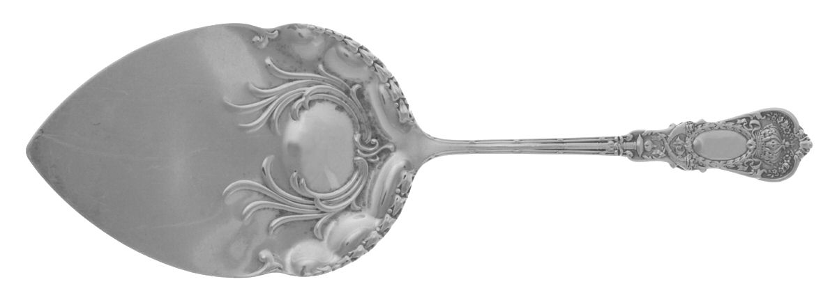 Empire (Sterling, 1895) Large Solid Pie Knife by Durgin-1