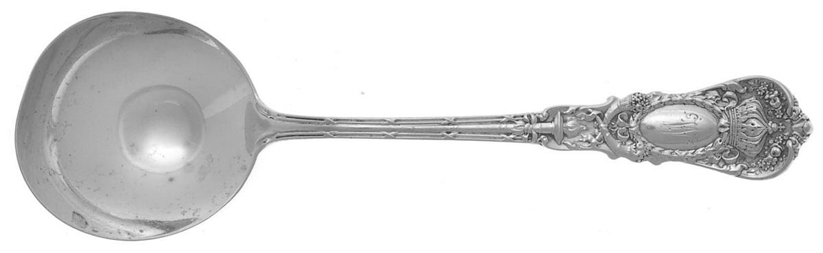 Empire (Sterling, 1895) Round Bowl Soup Spoon (Cream Soup) by Durgin-1