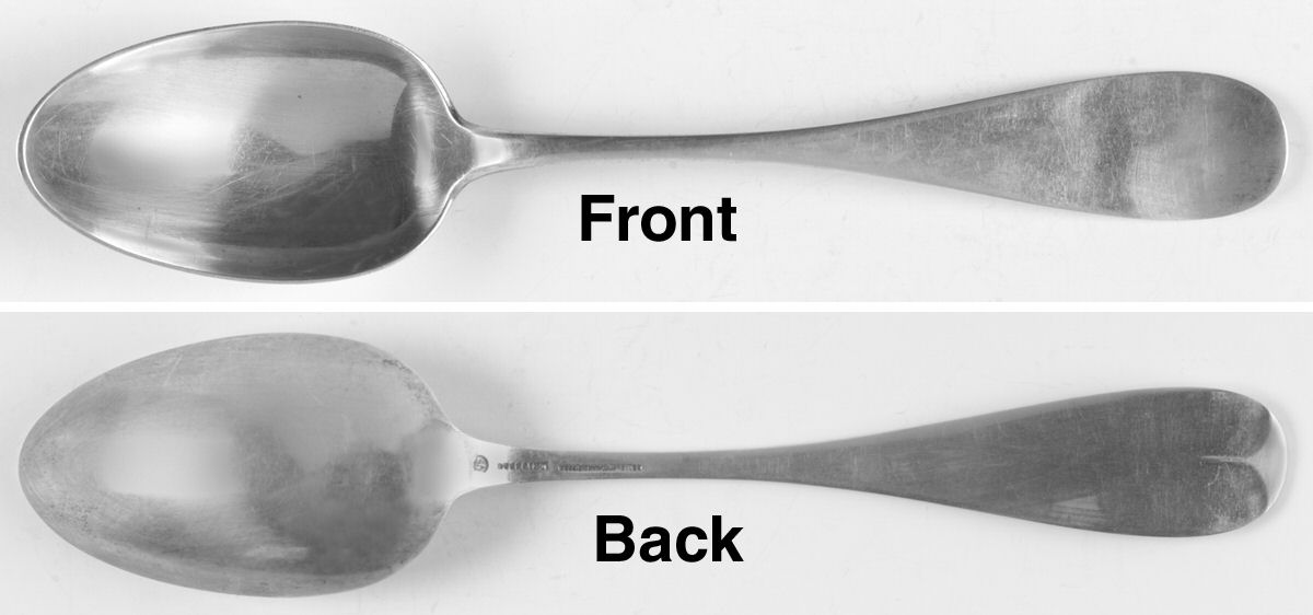 English Antique (Sterling, 1887) Tablespoon (Serving Spoon) by Durgin-1