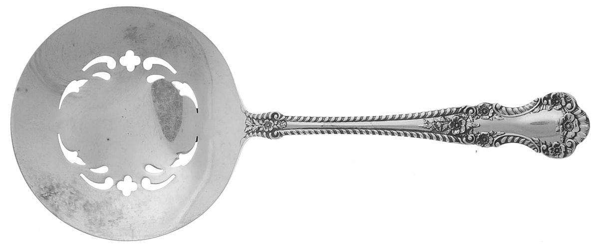 English Rose (Sterling, 1955) Tomato Server, Solid Piece by Durgin-1