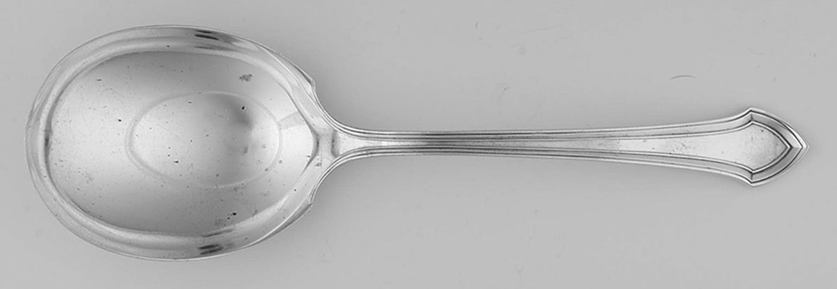 Essex (Sterling, 1911) Large Solid Berry/Casserole Spoon by Durgin-1