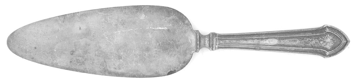 Essex (Sterling, 1911) Pie Server with Silverplate Blade by Durgin-1