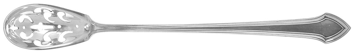 Essex (Sterling, 1911) Pierced Bowl Long Handle Olive Spoon by Durgin-1