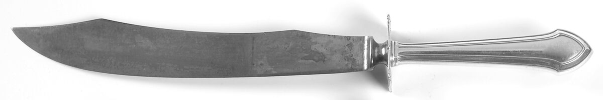 Essex (Sterling, 1911) Large Stainless Blade Roast Carving Knife by Durgin-1