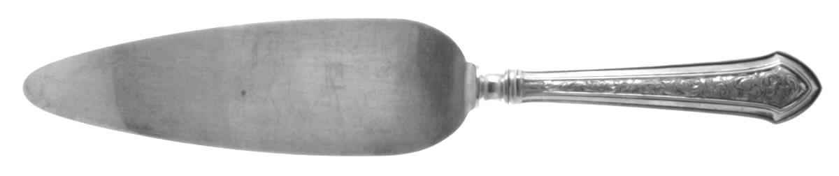Essex No.5-Engraved (Sterling, 1911) Pie Server with Silverplate Blade by Durgin-1