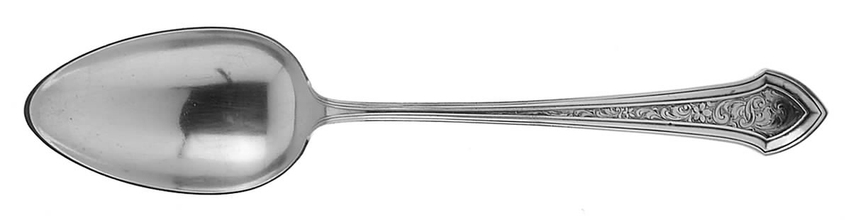 Essex No.5-Engraved (Sterling, 1911) Tablespoon (Serving Spoon) by Durgin-1